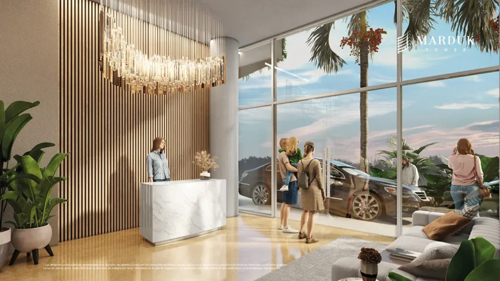 Marduk Tower - Entrada de los apartamentos en Cartagena de Indias